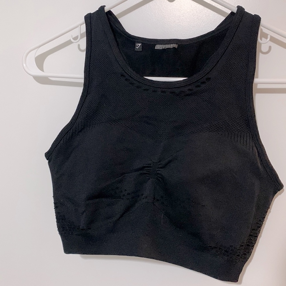 Gymshark Black Cut Out Sports Bra
